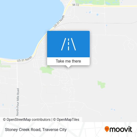 Mapa de Stoney Creek Road