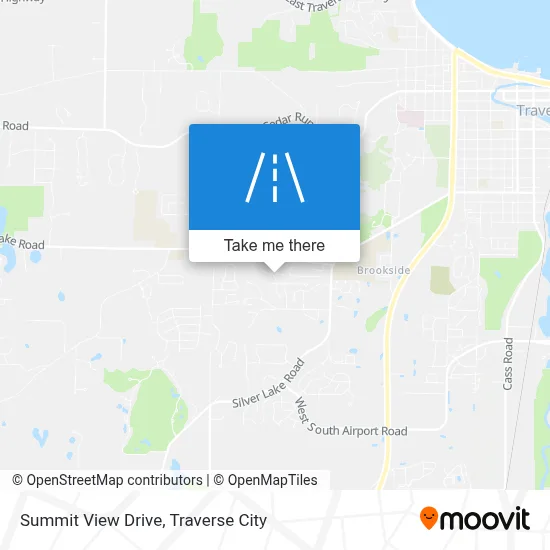 Summit View Drive map