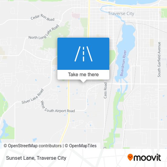Sunset Lane map
