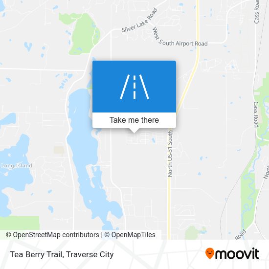 Tea Berry Trail map
