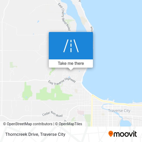 Mapa de Thorncreek Drive