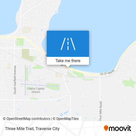 Three Mile Trail map