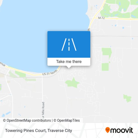 Towering Pines Court map