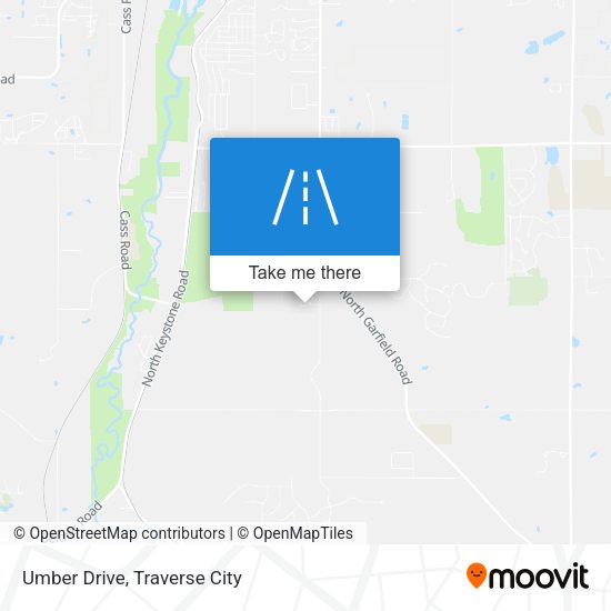 Umber Drive map