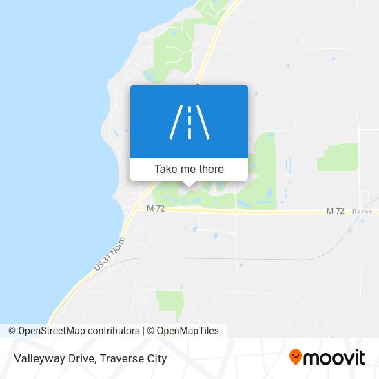 Mapa de Valleyway Drive