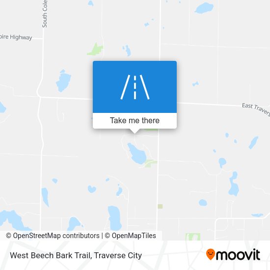 Mapa de West Beech Bark Trail