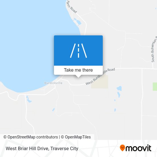 Mapa de West Briar Hill Drive