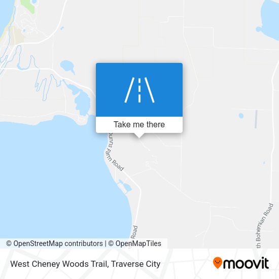 Mapa de West Cheney Woods Trail