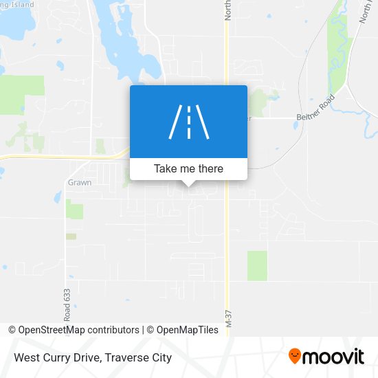West Curry Drive map