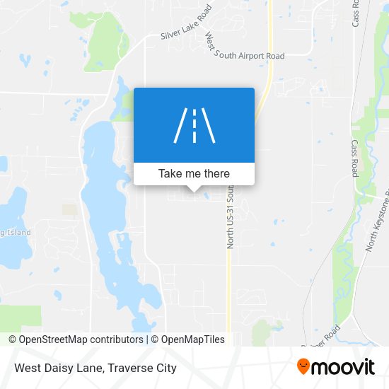 West Daisy Lane map