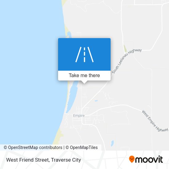West Friend Street map