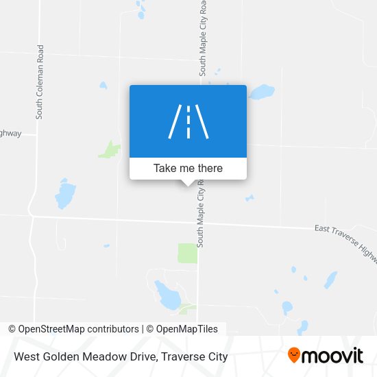 Mapa de West Golden Meadow Drive