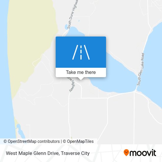 Mapa de West Maple Glenn Drive