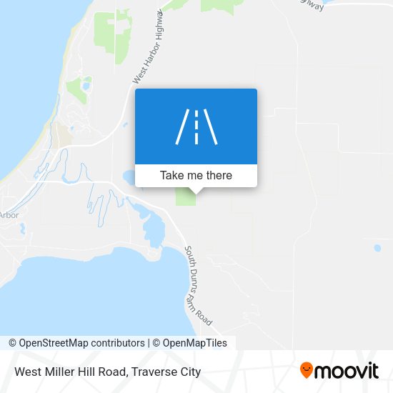 West Miller Hill Road map