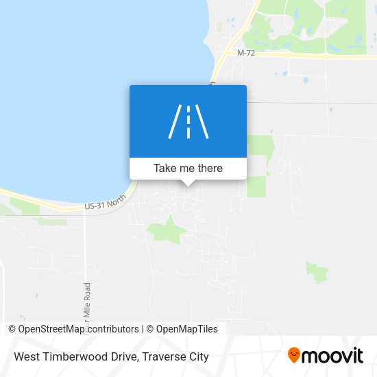 Mapa de West Timberwood Drive