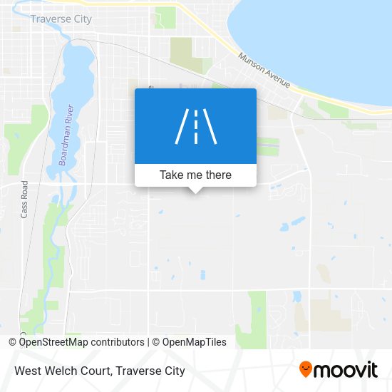 West Welch Court map