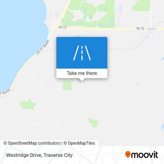 Westridge Drive map