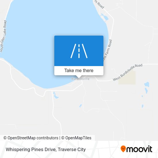 Whispering Pines Drive map
