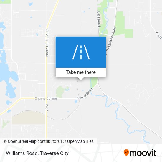 Williams Road map