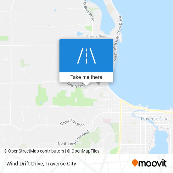 Wind Drift Drive map