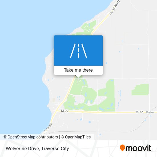 Mapa de Wolverine Drive