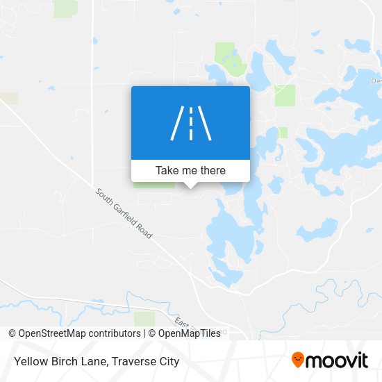 Mapa de Yellow Birch Lane