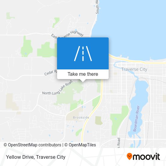 Yellow Drive map