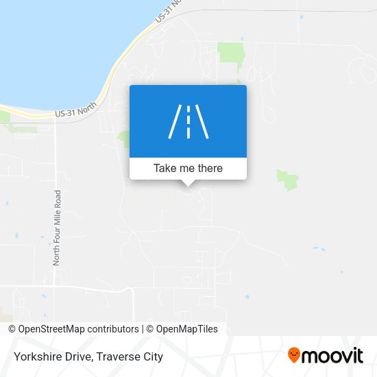 Yorkshire Drive map