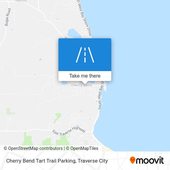 Mapa de Cherry Bend Tart Trail Parking