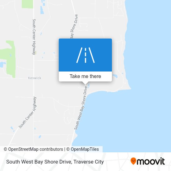 Mapa de South West Bay Shore Drive