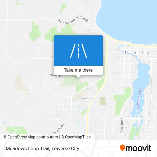 Meadows Loop Trail map