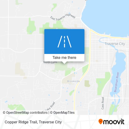 Copper Ridge Trail map