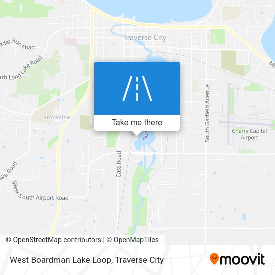 Mapa de West Boardman Lake Loop