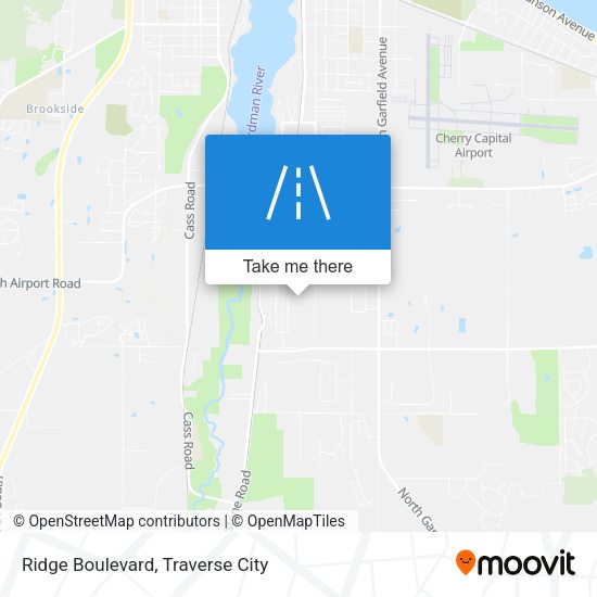 Ridge Boulevard map