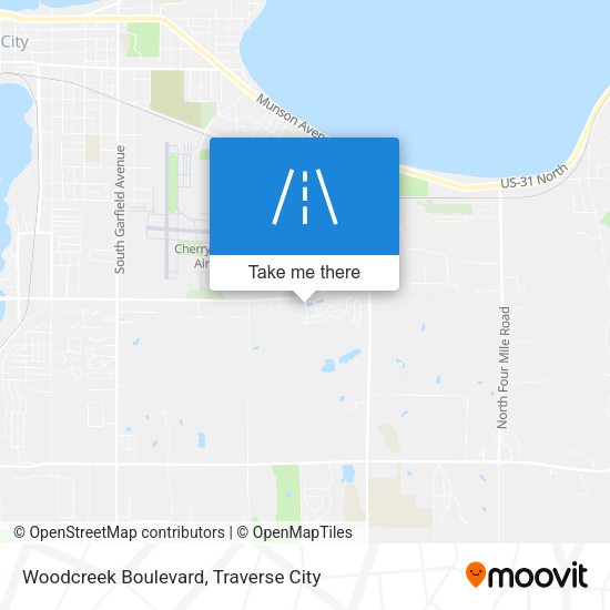 Woodcreek Boulevard map