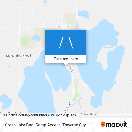 Green Lake Boat Ramp Access map