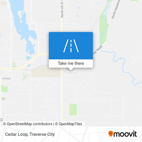 Mapa de Cedar Loop