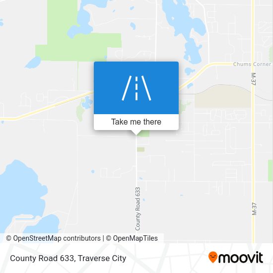 County Road 633 map