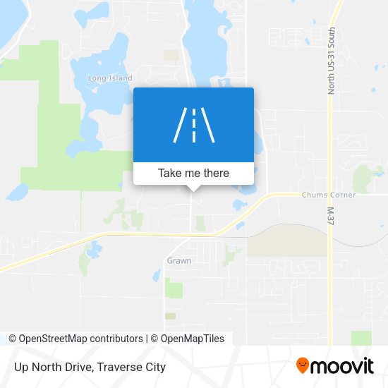 Mapa de Up North Drive