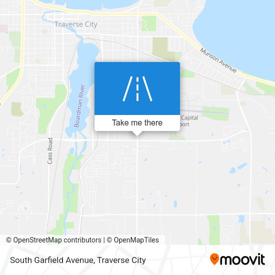 Mapa de South Garfield Avenue