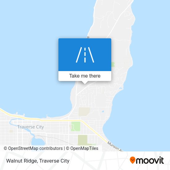 Mapa de Walnut Ridge