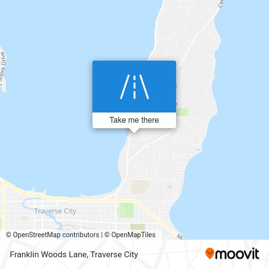 Franklin Woods Lane map