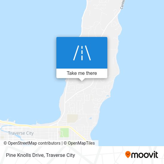 Pine Knolls Drive map
