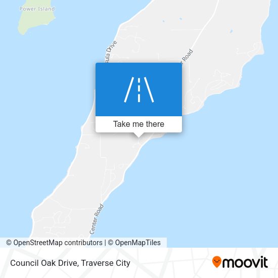Council Oak Drive map