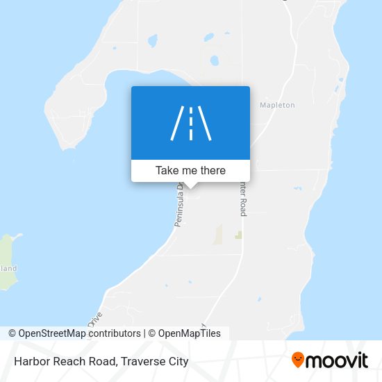 Mapa de Harbor Reach Road