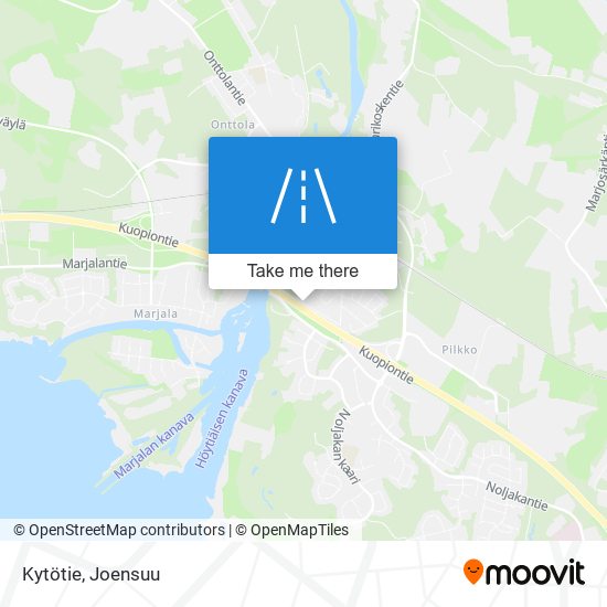 Kytötie map