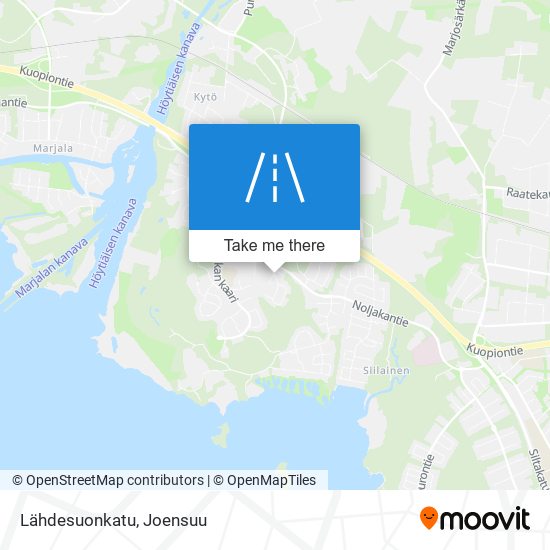 Lähdesuonkatu map