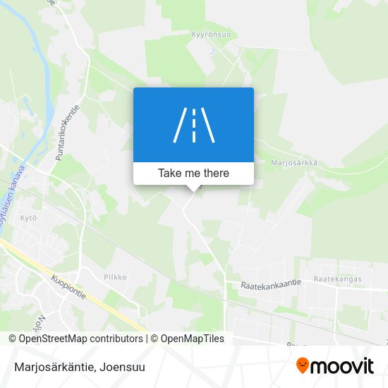 Marjosärkäntie map