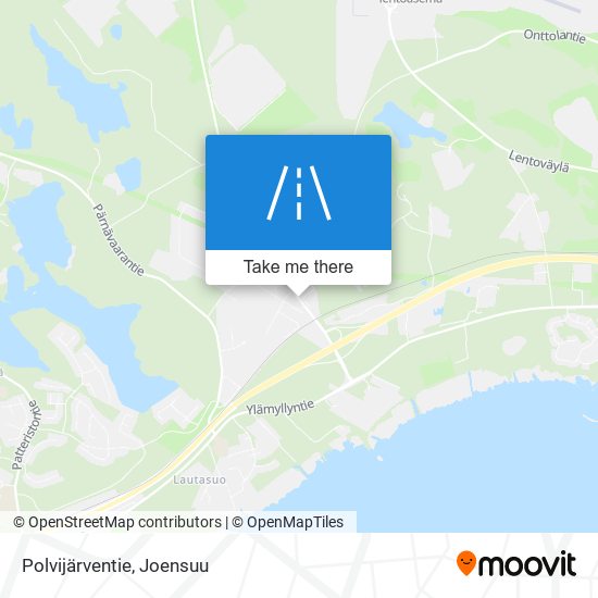 Polvijärventie map