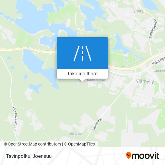 Tavinpolku map